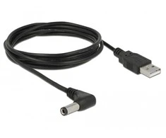 Delock maitinimo laidas DELOCK Strom kabelis USB > DC 5,5x2,5 90° St/St 1,5 m