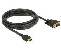 Delock kabelis DVI 24+1 kištukas > HDMI-A kištukas 3,0 m