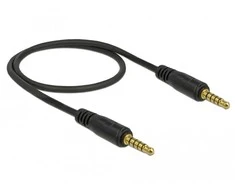 Delock Klinkenkabel 3,5 mm 5 Pin Stecker zu Stecker 0,5 m juodas