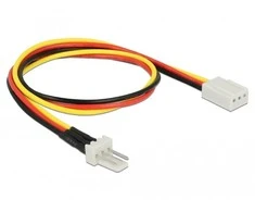 Dėklas Laido ilgintuvas ZASILAJĄCEGO WENTYLATORA 3PIN M/F 30CM DELOCK