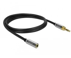 Kabelis Delock Jack 3.5mm - Jack 3.5mm 5m juoda (85783)