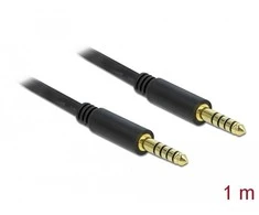 Delock Klinkenkabel 4,4 mm 5 Pin Stecker zu Stecker 1 m juodas