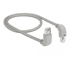 Delock Netzwerkkabel RJ45 Cat.5e SF/UTP oben / unten gewinkelt 0,5 m