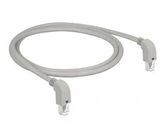 Delock Netzwerkkabel RJ45 Cat.6 S/FTP unten / unten gewinkelt 1 m
