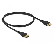 Delock DisplayPort Kabelis 8K 60 Hz 1 m DP 8K zertifiziert be Einrastfunktion
