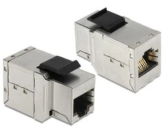MODUŁ KEYSTONE GNIAZDO RJ45(F)->RJ45(F) KAT.6 DO PUSZKI MONTAŻOWEJ DELOCK