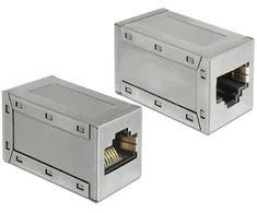 Delock tinklo adapteris RJ45 lizdas / lizdas Cat.6A