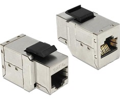DELOCK Keystone modulis RJ45 moteriškas > RJ45 moteriška kat.6A