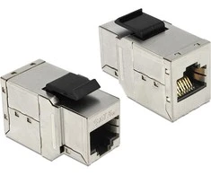 DELOCK Keystone modulis RJ45 moteriškas > RJ45 moteriška kat.6A