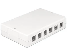 DeLOCK Keystone dėžė, 12 jungčių, plastikas, baltas / 86172