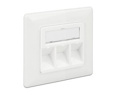Delock 86194 - RJ-45 - Sidabrinis,Baltas - 80 mm - 25.8 mm - 80 mm
