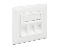 Delock 86194 - RJ-45 - Sidabrinis,Baltas - 80 mm - 25.8 mm - 80 mm