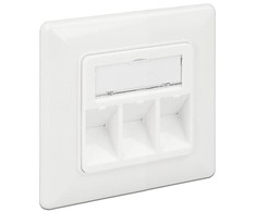 Delock 86194 - RJ-45 - Sidabrinis,Baltas - 80 mm - 25.8 mm - 80 mm