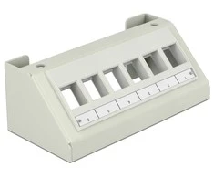 MODUŁ KEYSTONE PUSZKA MULTIMEDIA PANEL 6 PORT PILKA DELOCK