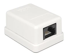 Delock DELOCK Netzwerk Dose RJ45 Buchse Cat6 ungeschirmt
