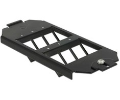 Delock Keystone Halterung 6 Port für Bodentank