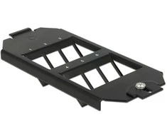 Delock Keystone Halterung 6 Port für Bodentank