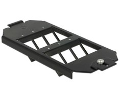 Delock Keystone Halterung 6 Port für Bodentank
