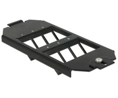 Delock Keystone Halterung 6 Port für Bodentank