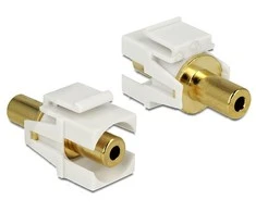 Delock Keystone Klinke 3,5 mm Buchse > Buchse