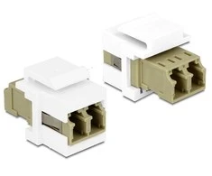 Delock Keystone Module LC dvipusis lizdas > daugiamodis lizdas