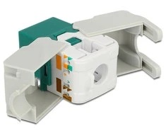 Delock Keystone RJ45 lizdas > LSA Cat.6 UTP be įrankių