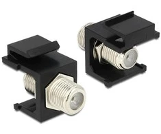 Delock Keystone F lizdas > juodas F lizdas