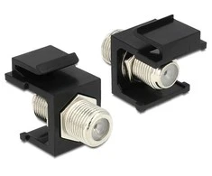 Delock Keystone F lizdas > juodas F lizdas
