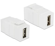 Adapteris USB Delock Baltas (86353)