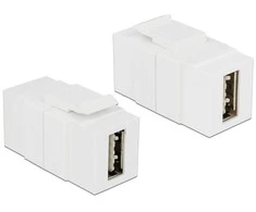 Adapteris USB Delock Baltas (86353)