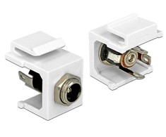 Delock Keystone DC 5,5 x 2,1 mm lizdas > litavimo jungtis
