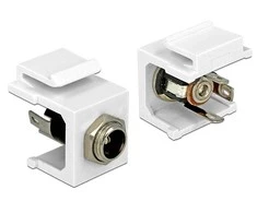 Delock Keystone DC 5,5 x 2,1 mm lizdas > litavimo jungtis