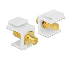 Delock 86356 - Baltas - RP-SMA - RP-SMA - 22,3 mm - 16,3 mm