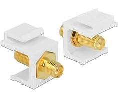 Delock 86356 - Baltas - RP-SMA - RP-SMA - 22,3 mm - 16,3 mm