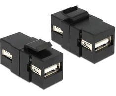 Delock USB - USB Juodas (86367)