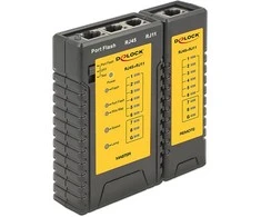Delock kabelio testeris RJ45 / RJ12 + prievadų ieškiklis