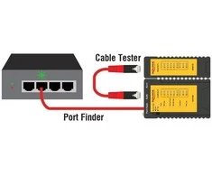 Delock kabelio testeris RJ45 / RJ12 + prievadų ieškiklis