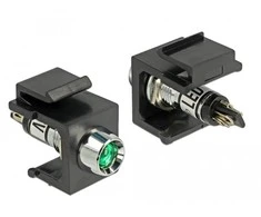 Delock Keystone LED grün 6 V, juodas