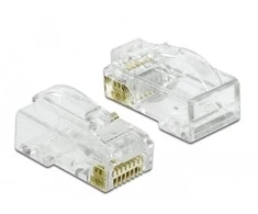 Delock RJ45 Crimp+Cut+Curve kištukas Cat.6 UTP 20 vnt