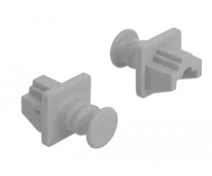 ZAŚLEPKA GNIAZDA LAN DUST COVER (10 PACK) Pilka DELOCK