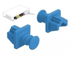 ZAŚLEPKA GNIAZDA LAN DUST COVER (10 PACK) mėlyna DELOCK