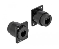 Delock D-Typ Modul RJ45 Cat.6 Buchse zu Buchse
