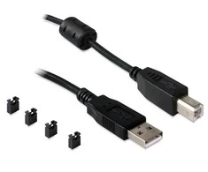 USB adapteris Delock USB - VGA Juodas (87586)