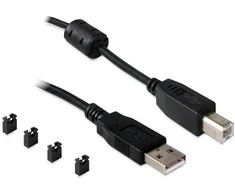 USB adapteris Delock USB - VGA Juodas (87586)