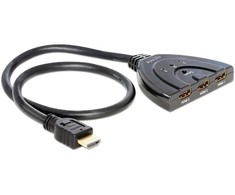 DELOCK HDMI 3 - 1 Perjunkite dvikryptį