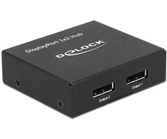Delock Splitter 1x DisplayPort – 2x DisplayPort (87691)