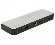 „Delock Thunderbolt 3“ prijungimo stotelė 5K – HDMI / USB 3.0 / USB-C / SD / LAN