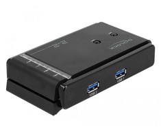 Dėklas DeLOCK USB 3.0 Matrix Switch 2 x 2 (juodas)