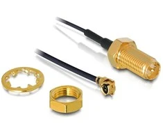 Delock antenos kabelio RP-SMA lizdas montavimui > MHF/U.FL-LP-068