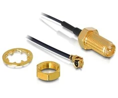 Delock antenos kabelio RP-SMA lizdas montavimui > MHF/U.FL-LP-068